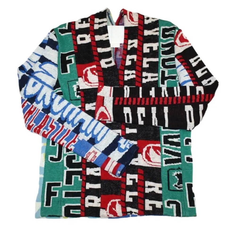 ‼️Maison Martin Margiela x H&M soccer scarf sweater‼️